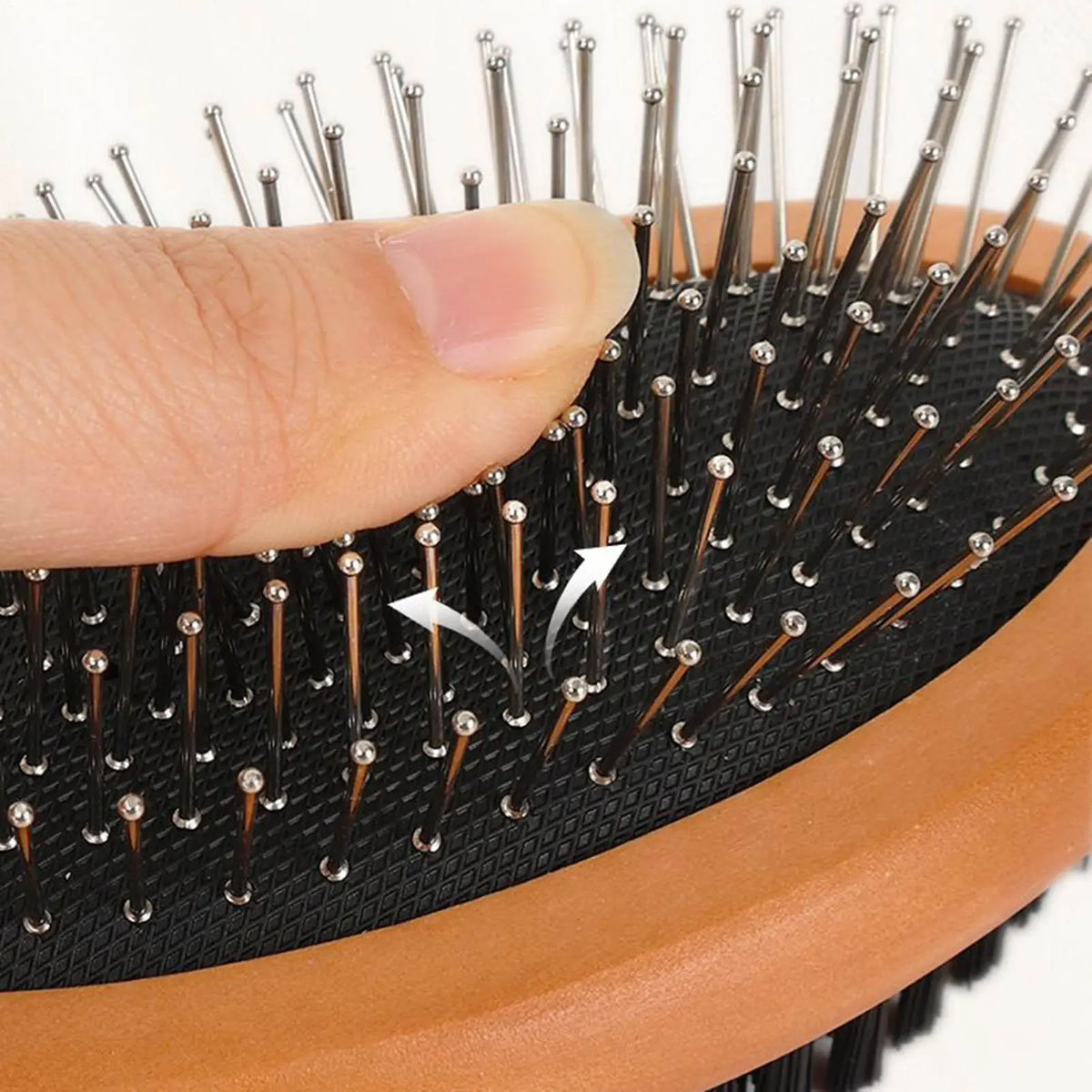 Pet Grooming Brush Double-sided Brush Comb Stainless Steel Needle Bristles Hair Brush Grooming Hair Remover Brush Pet Supplies