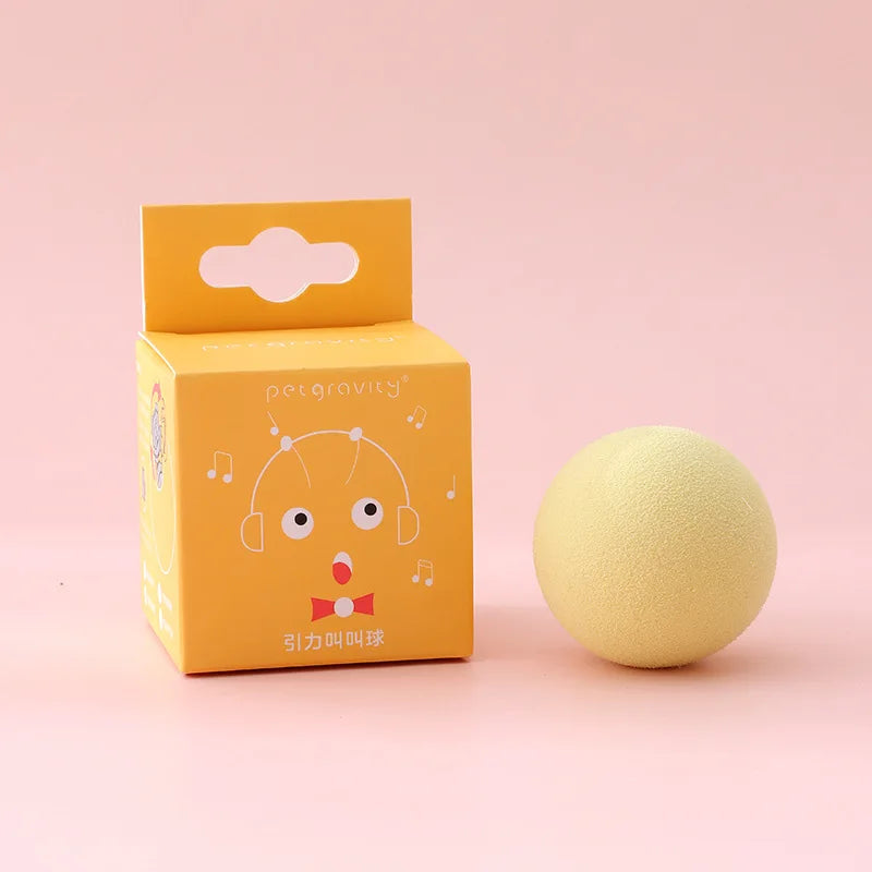 Interactive Ball Smart Cat Toys Catnip Cat Training Toy Kitty Pet Playing Ball Pet Squeaky Supplies Products Toy for Cats Kitten