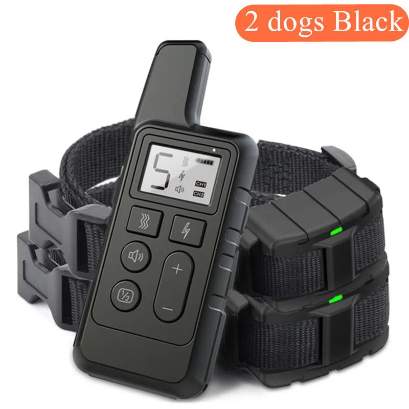 Rechargeable Dog Training Collar 1650ft Remote Control Dog Training Collar with Adjustable Nylon Strap Pet Training Accessories