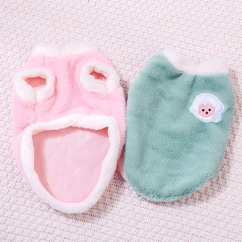 Soft Cat Clothes For Small Medium Dog Cats Pets Warm Kittens Clothes for Winter Kitten Small Kitten Stuff Clothing Vests
