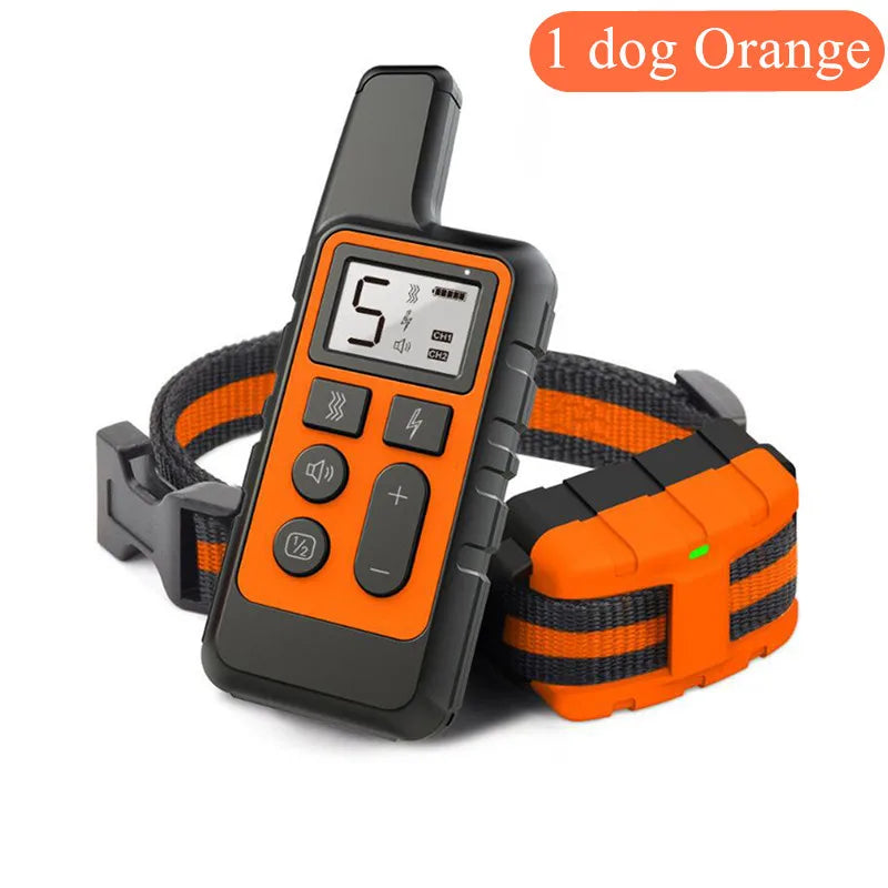 Rechargeable Dog Training Collar 1650ft Remote Control Dog Training Collar with Adjustable Nylon Strap Pet Training Accessories