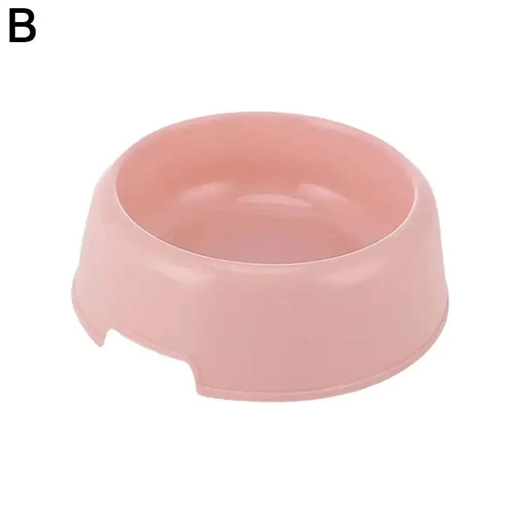 1pcs Cute multi-function candy colored plastic dog bowl supplies feeder puppy water pet feeding bowl cat feeding N8Y7