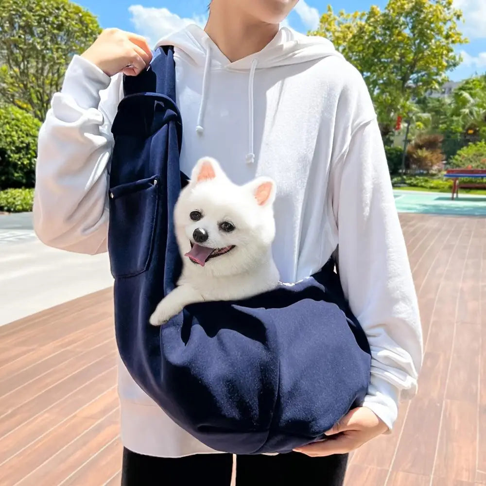 Outdoor Pet Carrier Bag Portable Shoulder Bag Cat Walking Bag Travel Transport Bag for Small Dog Cats Within 7.5kg Pet Supplies
