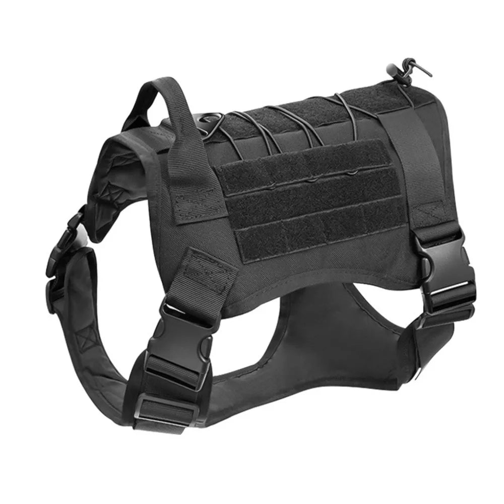Tactical Military Vest For All Breeds Dogs Retriever Tactical Training Dog Harness Quick Release Vest Pet Training Dog Harness