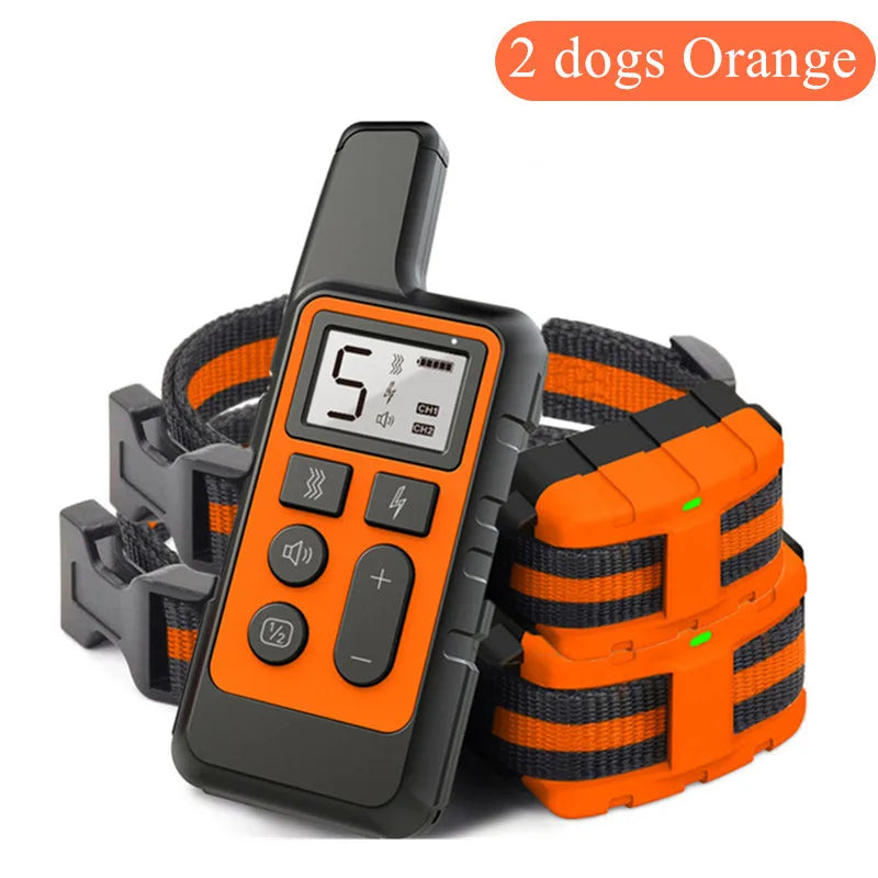 Rechargeable Dog Training Collar 1650ft Remote Control Dog Training Collar with Adjustable Nylon Strap Pet Training Accessories