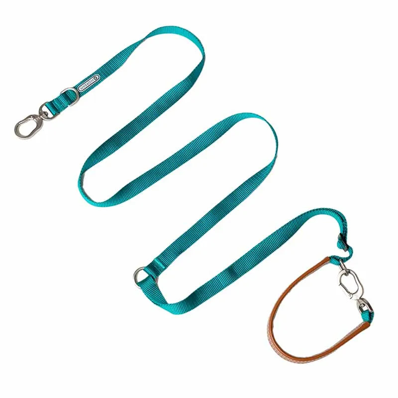 Mysudui 5 In 1 Multi-Function Adjustable Dog Lead Hand Free Pet Training Leash Multi-Purpose Dog Leash Walk 2 Dogs