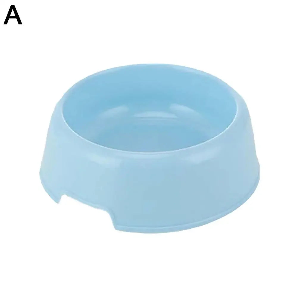 1pcs Cute multi-function candy colored plastic dog bowl supplies feeder puppy water pet feeding bowl cat feeding N8Y7