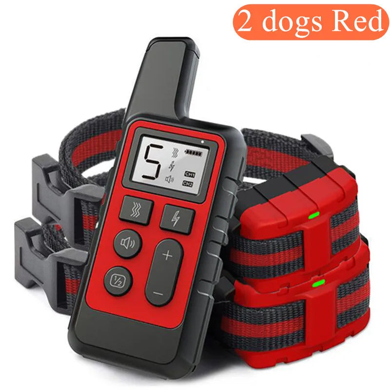 Rechargeable Dog Training Collar 1650ft Remote Control Dog Training Collar with Adjustable Nylon Strap Pet Training Accessories