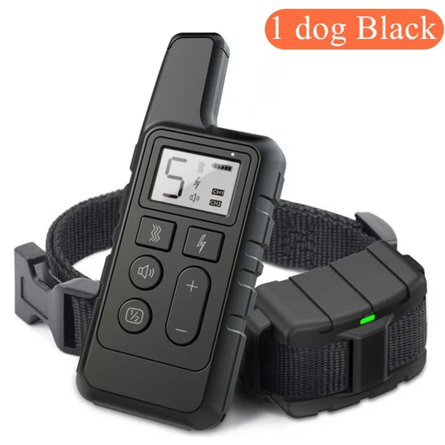 Rechargeable Dog Training Collar 1650ft Remote Control Dog Training Collar with Adjustable Nylon Strap Pet Training Accessories