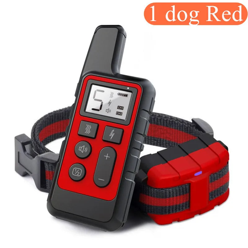 Rechargeable Dog Training Collar 1650ft Remote Control Dog Training Collar with Adjustable Nylon Strap Pet Training Accessories