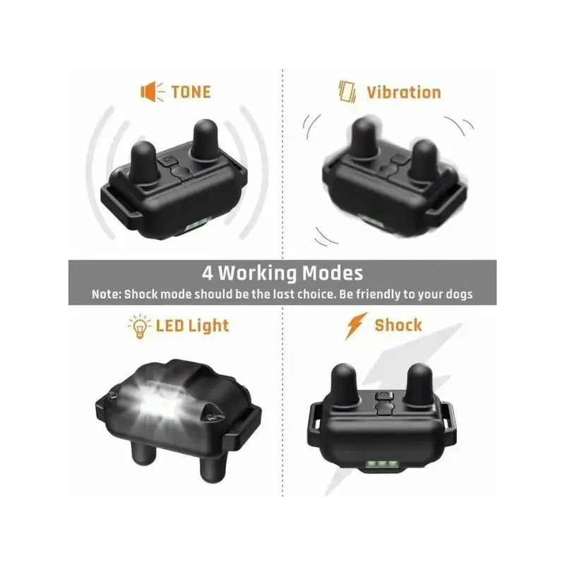 Rechargeable Dog Training Collar 1650ft Remote Control Dog Training Collar with Adjustable Nylon Strap Pet Training Accessories