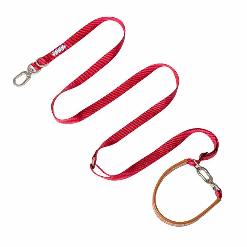 Mysudui 5 In 1 Multi-Function Adjustable Dog Lead Hand Free Pet Training Leash Multi-Purpose Dog Leash Walk 2 Dogs